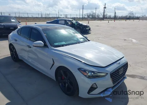 2021 Genesis G70 3.3T Awd z USA, uszkodzony, nr VIN KMTG34LE5MU074499